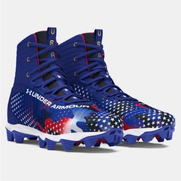 Boys' UA Highlight 2 RM USA Jr. Football Cleats - Picture 1 of 8